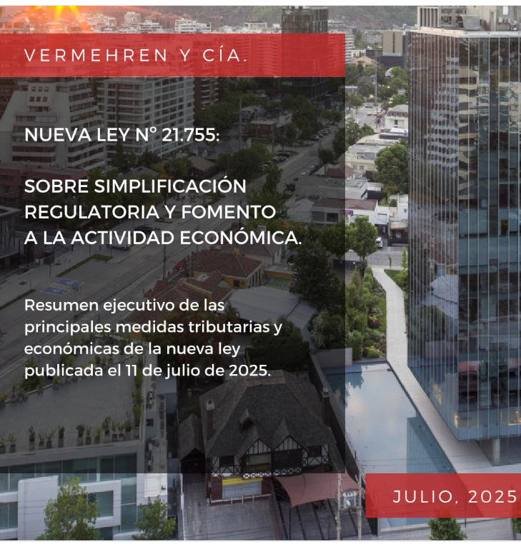 NUEVA LEY N° 21755 CAMBIOS TRIBUTARIOS RELEVANTES PARA PYMES Y EMPRESAS